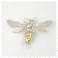 Fine silver bee